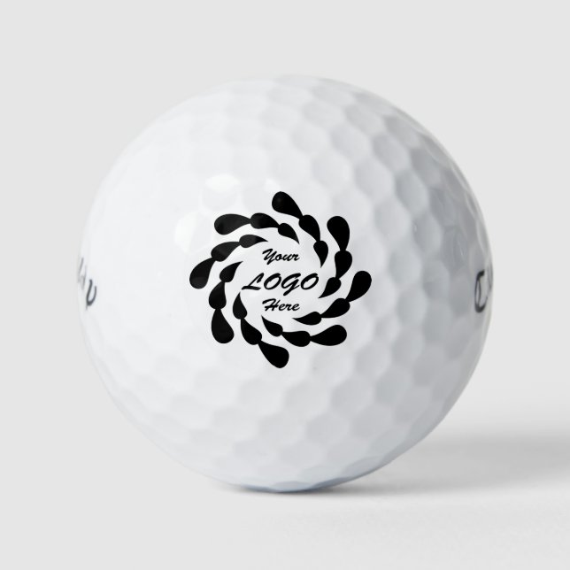 Personalisiertes Corporate-Business-Logo Golfball (Vorderseite)