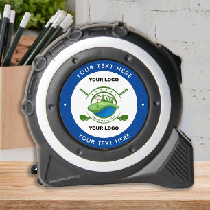 Personalisiertes Corporate Business mit Logo Maßband