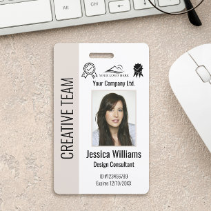 Personalisiertes Corporate Employee ID Abzeichen B Ausweis