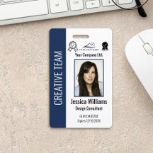 Personalisiertes Corporate Employee ID Abzeichen B