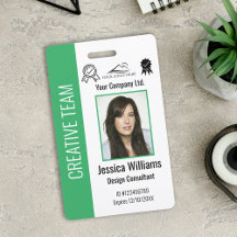 Personalisiertes Corporate Employee ID Abzeichen G