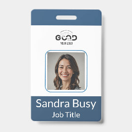 Personalisiertes Corporate Employee ID Vertikales  Ausweis