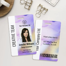 Personalisiertes Corporate Mitarbeiter-ID-Abzeiche Ausweis