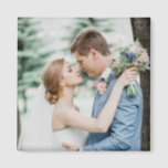 Personalisiertes Couple Wedding Foto Custom Magnet<br><div class="desc">Personalisierter Couple Wedding Foto kundenspezifischer Magnet</div>