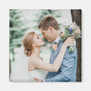Personalisiertes Couple Wedding Foto Custom Magnet