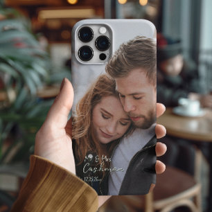 Personalisiertes Couple Weihnachts-Foto iPhone 16 Pro Hülle
