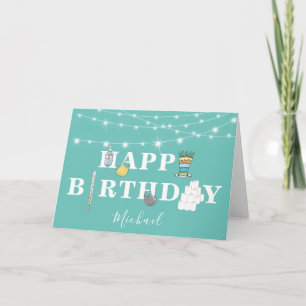 Personalisiertes Covid-Motiv Unisex-Geburtstag Karte