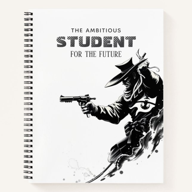 personalisiertes Cowboy-Notizbuch Notizbuch (Vorderseite)