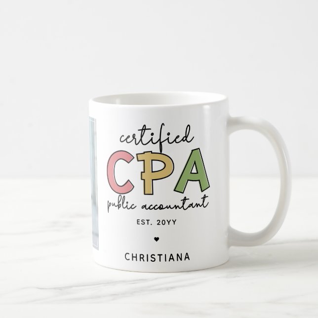 Personalisiertes CPA-zertifiziertes Foto des öffen Kaffeetasse (Rechts)