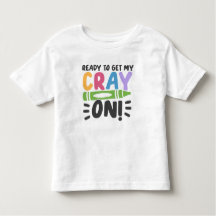 Personalisiertes Crayon Pre-K Kleinkind-Shirt