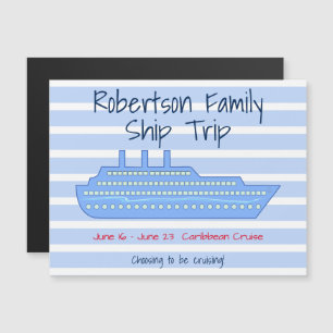 Personalisiertes Cruise Theme Stateroom Magnet