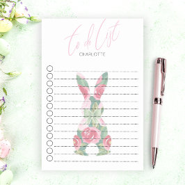 Personalisiertes Custom Bunny Design Post-it Klebezettel