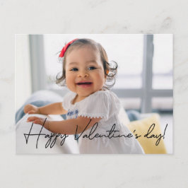 Personalisiertes CuteHappy Valentine's Day Foto Feiertagspostkarte
