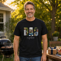 Personalisiertes „DAD mein Held“ Schwarzes T-Shirt