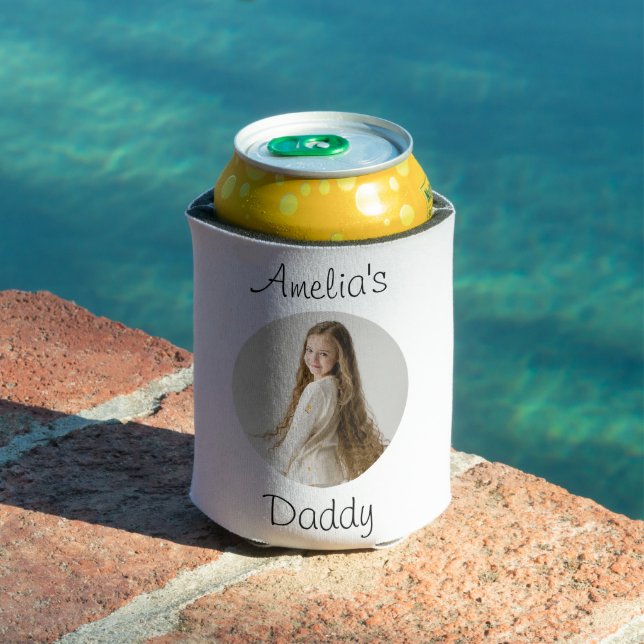 Personalisiertes Daddy-Geschenk - Gewohntes Kinder Dosenkühler (In Situ Pool)