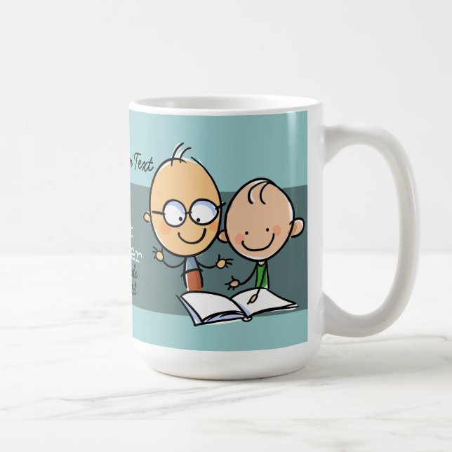 PERSONALISIERTES danke Geschenk des besten Kaffeetasse (Rechts)