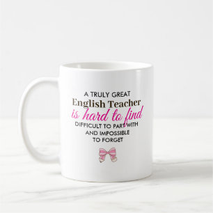 Personalisiertes Dankeschön-Geschenk für Englischl Kaffeetasse