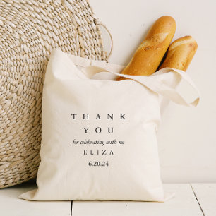 Personalisiertes Danksagungs-Geschenk für Brautpar Tragetasche