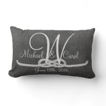 Personalisiertes Dary Grey Monogramm Familienkisse
