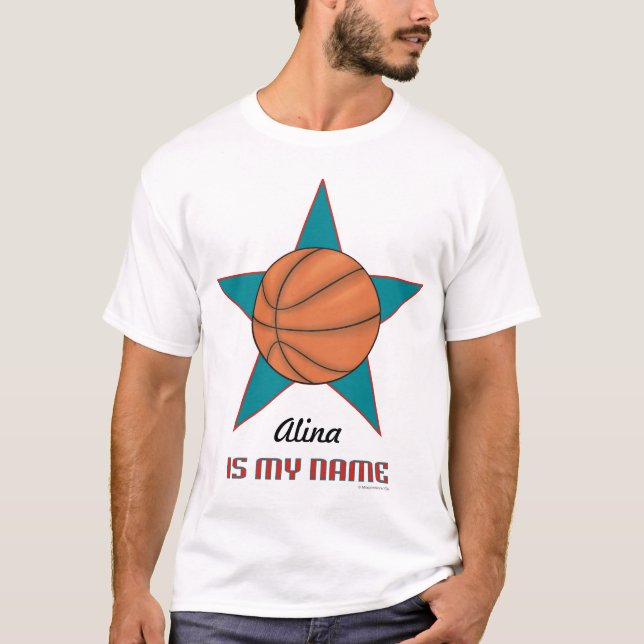 Personalisiertes der Basketball-t des Kindes… - T-Shirt (Vorderseite)