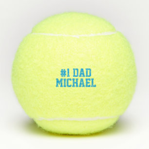 Personalisiertes der Vatertags-Tennis-Ball-Blau Tennisbälle