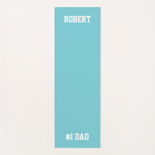 Personalisiertes der Vatertags-Yoga-Matten-Grün Yogamatte