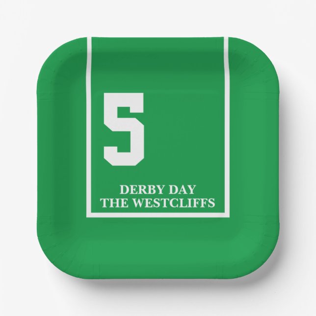 Personalisiertes Derby Party Horse 5 Pappteller (Vorderseite)