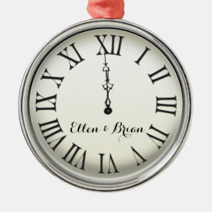 Personalisiertes des Sylvesterabends Ornament Aus Metall
