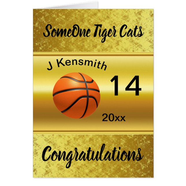 Personalisiertes Design der Basketball Champions L (Vorne)