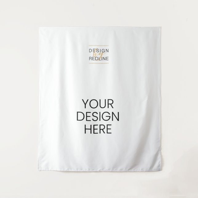 Personalisiertes Design Foto Hintergrunddruck Wandteppich (Vorderseite)