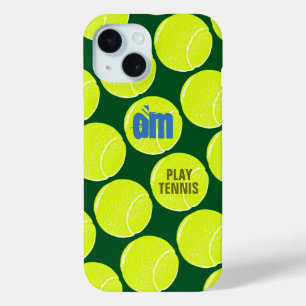 personalisiertes Design für den Tenist iPhone 15 Hülle