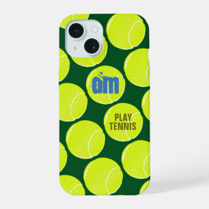 personalisiertes Design für den Tennissport iPhone 15 Hülle