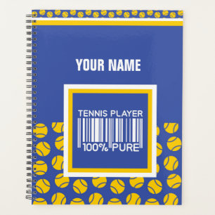 Personalisiertes Design für Tennisspieler, Trainer Planer