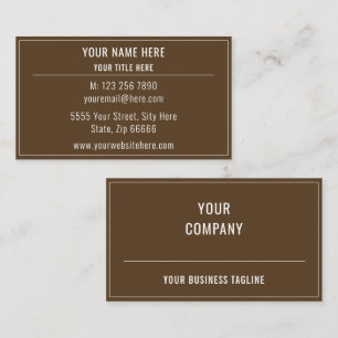 Personalisiertes Design Ihrer eigenen Colour Busin Visitenkarte