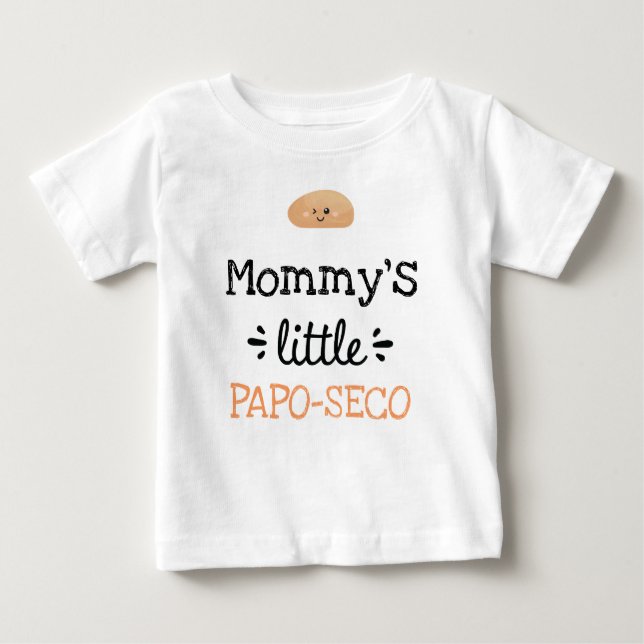 Personalisiertes Design [jeder Text] Kleiner Papo  Baby T-shirt (Vorderseite)