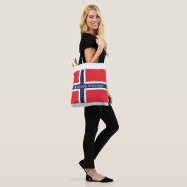 Personalisiertes Design mit norwegischer Flagge un