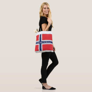 Personalisiertes Design mit norwegischer Flagge un