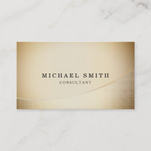 Personalisiertes Design Modernes Schlichtes Metall Visitenkarte