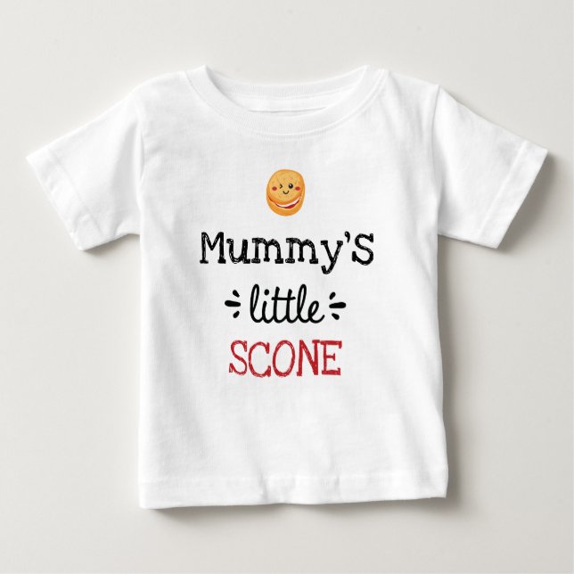 Personalisiertes Design | [Text] Kleiner Scone Baby T-shirt (Vorderseite)