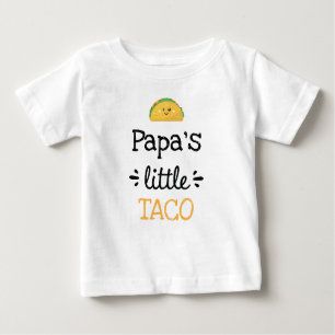 Personalisiertes Design   [Text] Kleiner Taco Baby T-shirt