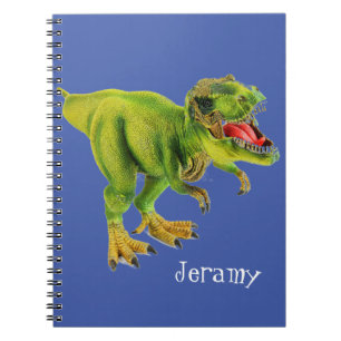 Personalisiertes Dinosaurier-Spiral-Foto-Notizbuch Notizblock