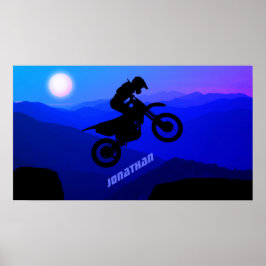 Personalisiertes Dirt Bike Poster