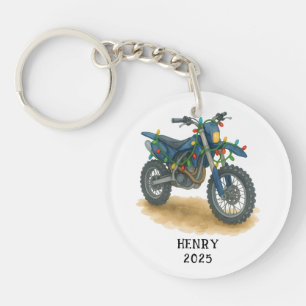 Personalisiertes Dirt Bike Weihnachten Motorrad Ju Schlüsselanhänger