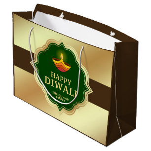Personalisiertes Diwali Große Geschenktüte