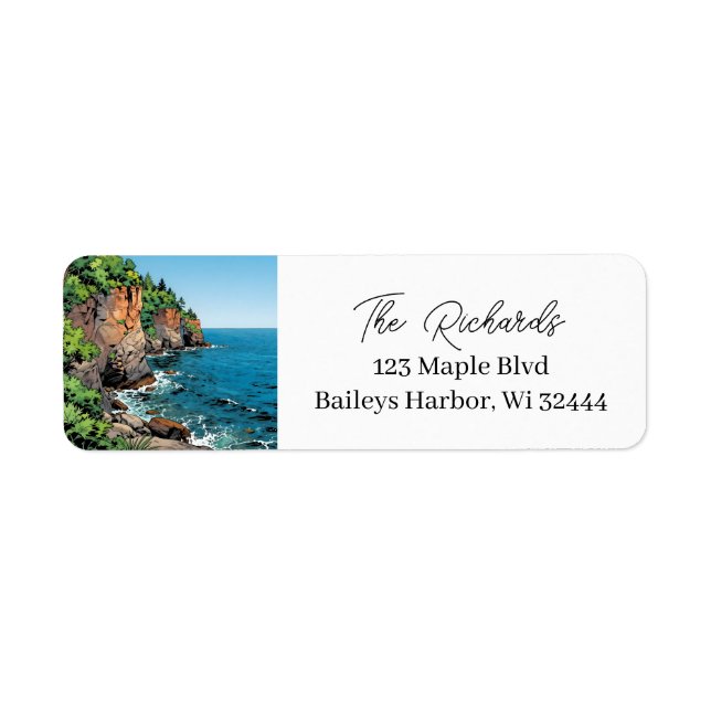 Personalisiertes Door County Wisconsin  (Vorne)