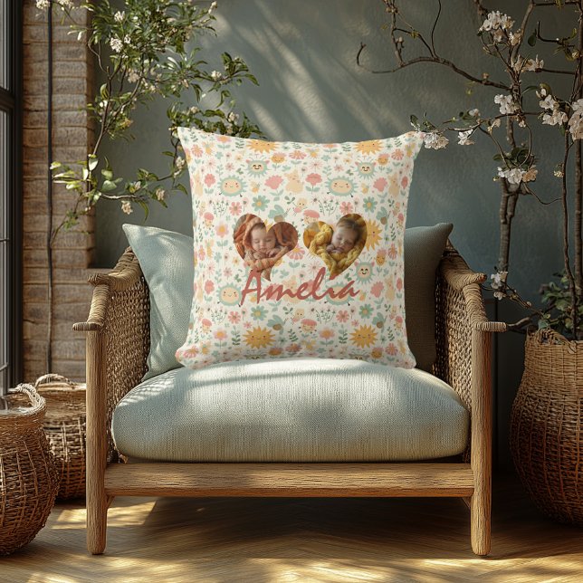 Personalisiertes Doppelherz Foto Kissen Kawaii Zur (Von Creator hochgeladen)