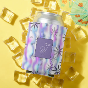 Personalisiertes Dreamy Starburst Waves Muster Dosenkühler