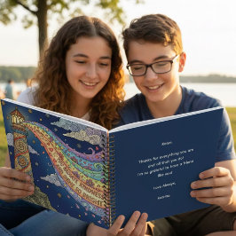 Personalisiertes Du Strahlst Freundlichkeit Spiral Notizbuch