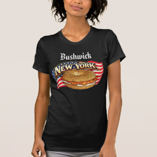 Personalisiertes dunkles T-Shirt für Frauen aus Ne