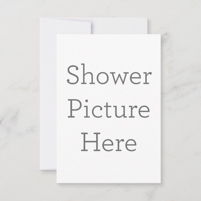 8.89 cm x 12.7 cm Flache Dankeskarte (Vorderseite)